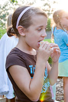 PHOTO: enjoying s'mores