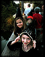 PHOTO: girls in halloween costumes.