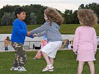 children dancing