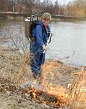 PHOTO: prairie burn
