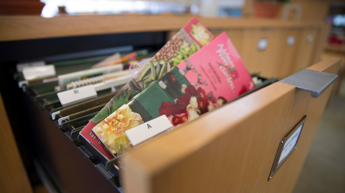 Seed catalogue at the Lenhardt Library