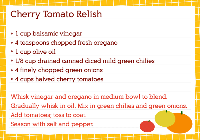 Cherry Tomato Relish