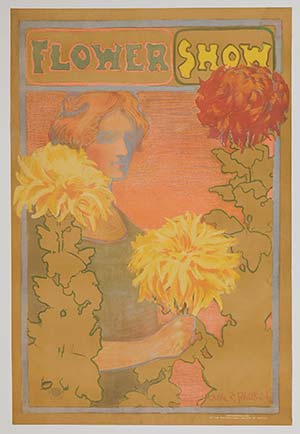 Vintage Flower Show Poster